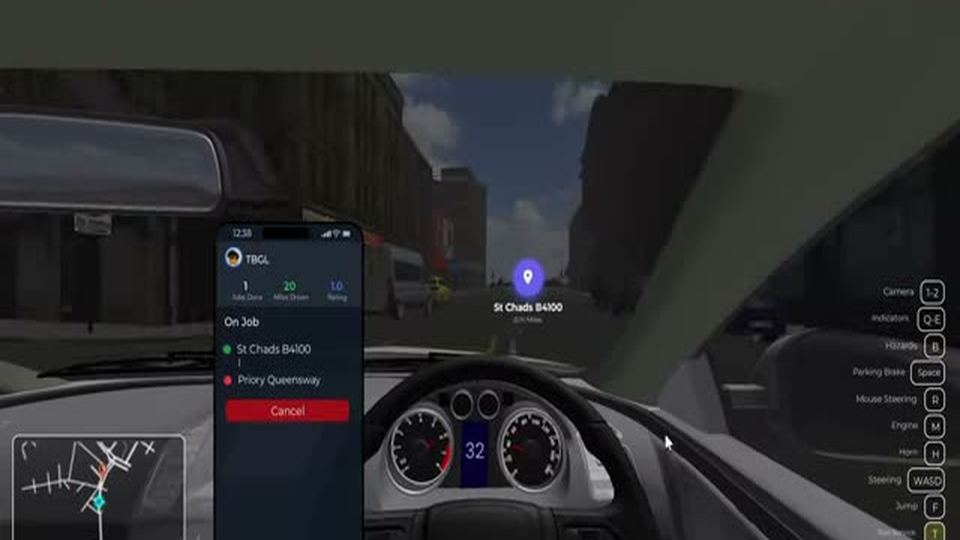 Taxi job to St Chads and Priory Queensway
